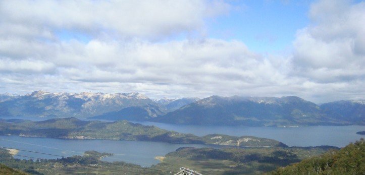 Angostura vista de cima do Cerro Bayo