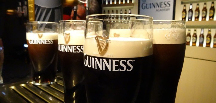 Cerveja Guiness em Dublin